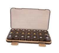 GARVALON Boîte De Distribution De Médicaments pour Personnes Âgées Boîtes À Médicaments Conteneurs De Médicaments Voyage Cas De Voyage Cas Voyage Petit Organisateur