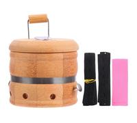 GARVALON Boîte de Moxibustion Bambou Portable et Légère Pot de Brûlage de Moxa Pratique pour Soulager les Douleurs Ajuster les Fonctions Physiologiques et Éliminer le Froid Corporel Outil