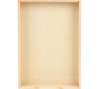 GARVALON Boîte de Présentation D’Échantillons en Bois Naturel 32X23X45 CM Couvercle Transparent Vitrine à Spécimens Vintage pour Insectes Rangement Sécurisé et Exposition pour