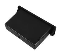 GARVALON Boîte de Rangement pour Autoradio Simple Din Cadre de Montage Radio Robuste et Solide Organiseur Tableau de Bord Pratique pour Stockage de CD et Petits Objets Installation