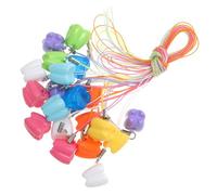 GARVALON Boîte de Rangement pour Dents de Lait en Plastique 24 Pièces Boîte Souvenir Multicolore Compacte pour Garçon et Filles Conservation Sécurisée des Premières Dents pour Présents
