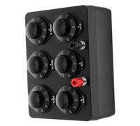 GARVALON Boîte de Résistance Variable 6 Décades 0-999999 Ω pour Laboratoire Physique Instrument Pédagogique Collège Résistances à Film Métallique Outil Expérimental Ajustable