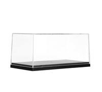 GARVALON Boîte D'exposition pour Voitures Miniatures 1:43 Transparente Protection Anti-poussière Boîte de Rangement Collectionneurs Fenêtre Vitrine Jouets Modèles Réduits