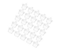 GARVALON Boîtes à Bonbons Transparentes de Couronne Miniatures 24 Pièces en Plastique Petites Boîtes à Dragées pour Mariage Fêtes Anniversaires et Décorations Princesse