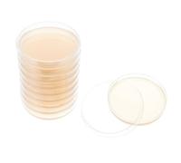 GARVALON Boîtes de Petri en Gélose Nutritive 9 CM Pré-Coulées Lot de 10 Plaques Stériles pour Culture Microbienne en Laboratoire Kit Scientifique pour Projets Éducatifs et Tests