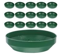 GARVALON Bols en Plastique Rond 25 Pièces pour Compositions de Fleuriste, Plateau Stable pour Décorations de Mariage et Fêtes, Support pour Arrangements Floraux et Centre de Table