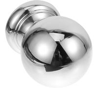GARVALON Boule de main courante en acier inoxydable Boule creuse argent sphérique, facile à installer, pour garde-corps et rampe d'escalier extérieure et intérieure
