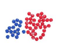 GARVALON Boules de Loterie en Plastique Numérotées 1 Paquet de 30 Boules Bicolores Résistantes pour Tirage au Sort Jeux Loto et Divertissement en Fête