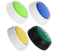 GARVALON Boutons Parlants pour Chiens Lot de 4 Pièces Boutons de Communication Vocale en ABS Résistants à L’Usure pour Dressage Accessoire Interactif pour Chiots et Couleur Aléatoire