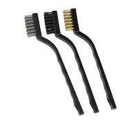GARVALON Brosse Compacte de Nettoyage pour Aquarium, Grattoir Professionnel 3 Pièces, Algues et Impuretés, Accessoire Solide pour Entretien Quotidien du Réservoir