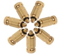 GARVALON Buse haute pression pulvérisateur de jardin haute pression en laiton 10pcs anti-goutte avec joint torique pour système d'arrosage extérieur et paysage