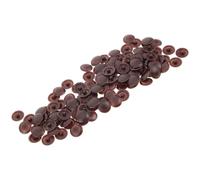 GARVALON Cache-vis Autotaraudeurs Plastique 100 Pcs, Capuchons de Vis Décoratifs Étanches la Poussière, Couvercles pour Meubles et Armoires en Bois, Protection Trou Vis, Couleur Brun