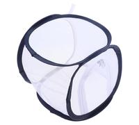 GARVALON Cage à Lépidoptères et Chenilles Pliable Habitat Filet Respirant avec Large Ouverture Zippée Cage Grillagée Portable pour Observation Insectes et Culture Plantes