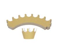 GARVALON Caissettes à Cupcakes en Papier Doré Pailleté 36 Pcs, Moules Mini Muffins Couronne, Emballage Pâtisserie pour Fêtes, Anniversaires et Présentation Élégante