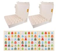 GARVALON Calendrier de L'Avent Ramadan 30 Cases à Bricoler Coffret Présent 5 Pièces Boîtes Numérotées Tiroirs pour Bonbons et Petits Présents pour Fête de L'Aïd et Activités Enfantines