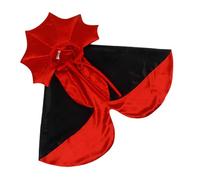 GARVALON Cape de Costume d'halloween pour Chien et Chat Taille Régulière Cape de Vampire en Tissu Doux Respirant Costume Amusant pour Animaux de Compagnie Accessoire Festif pour Fête