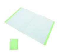 GARVALON Carnet de Rangement pour Peintures Diamant A3 30 Pages, Couverture Plastique Verte, Organiseur de Portfolio D’Art, Classeur de Stockage pour Dessins DIY Carrés et Ronds, Rangement