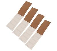 GARVALON Carnet de Storyboard Vierge 4 Volets Format Mini 4 Pièces Papier Lisse Anti-Bavure Couverture Kraft Résistante Bloc-Notes Créatif pour Dessinateurs Réalisateurs et Scénaristes