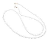 GARVALON Chaîne de Sac Perles avec Fermoir Doré Bandoulière Remplaçable pour Sac à Main Anse Courte Élégante pour Création et Personnalisation