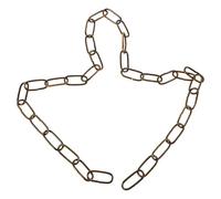 GARVALON Chaîne Suspendre Métallique en Cuivre Antique 3 MM Longueur 1 Mètre Rallonge Ajustable pour Luminaire Pièce Détachée pour Lustre Chaîne Légère et Robuste pour Salle à Manger