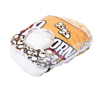 GARVALON Chapeau Peluche de Popcorn Doux et Confortable Accessoire Photo Amusant pour Fêtes Anniversaire et Halloween Couleur Vive Taille Unique