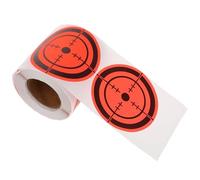 GARVALON Cibles Adhésives Fluorescentes Rondes pour Tir à l'arc, Autocollants Cibles de Précision en Papier, Rouleau Polyvalent pour Entraînement de Tir Intérieur et Extérieur, Haute