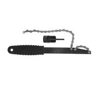 GARVALON Clé à Cassette Vélo Kit 4 Pièces Outil Démontage Bague de Verrouillage Cassette Réparation Vélo Compatible et VTT Outil Installation et Démontage Compact et Solide