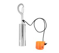 GARVALON Clochette de pour Plongée avec Clip S Dispositif Sonore Étanche et Compact Agitateur de Signalisation Manuel Solide pour Communication sous-Marine de Plongée Léger Antibruit