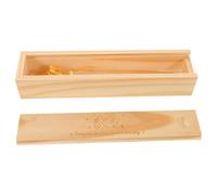 GARVALON Coffret Souvenir de Grossesse en Bois, Boîte de Compacte et Portable, Présent Annonce Grossesse pour Futurs Parents et Grands-parents, Support Solide pour Conserver Annonces