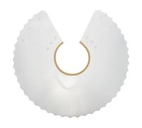 GARVALON Collier Élisabéthain Réglable pour Chien Taille L Collerette Postopératoire Légère et Transparente Collier Anti-Léchage pour Récupération et Protection Après Chirurgie
