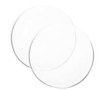 GARVALON Coupelles Chauffe-Cire en Verre Transparent Lot de 2 pour Fondants et Huiles Essentielles Plateau Chauffant Polyvalent Adapté la Maison Bureau