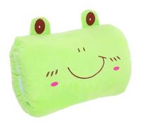 GARVALON Coussin Chauffe-Mains Peluche Multifonction Forme de Grenouille Douillet et Portable pour Hiver Coussin Peluche Doux et Léger Bureau et Maison