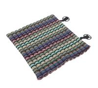 GARVALON Coussin de Siège Auto en Tissu Lin Design Ethnique Rétro, Confortable et Polyvalent, Protection Optimale pour Siège Conducteur en Toutes Saisons