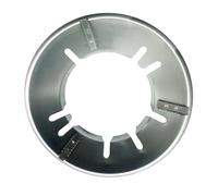 GARVALON Couvercle Coupe-vent pour Cuisinière à Gaz, Anneau Réducteur 8 Trous Compatible 4-5 Trous, Support Antidérapant pour Wok, Accessoire Économie D’énergie Cuisine et Plein Air