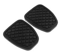 GARVALON Couvre-pédales de Frein et Embrayage en Caoutchouc Antidérapant, Lot de 2, Accessoires Intérieurs Voiture, Patins Résistants à L’usure, Compatibles Pédales Standard, Entretien