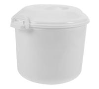 GARVALON Cuiseur à Riz pour Micro-ondes 3l avec Couvercle Hermétique, Récipient Alimentaire Résistant, Cuisson Vapeur et Réchauffage Rapide, Ustensile Multifonction pour Repas Familiaux