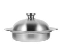 GARVALON Cuiseur Vapeur Inox Multifonction avec Couvercle Épais pour Maison et Restaurant Panier Vapeur à Uniformes pour Cuisson Buns Poissons Accessoire Cuisine Réutilisable et Sécurisé