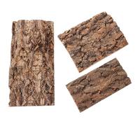 GARVALON Décor D'écorce Réaliste pour Terrarium Reptiles 3 Pièces Mur Végétal Décoratif pour Aquarium Habitat Tropical Adaptable aux Tortues et Lézards