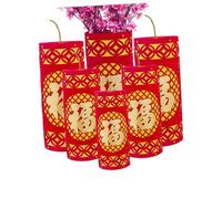 GARVALON Décoration Nouvel an Chinois Simulacre de Rouge Petit Format pour Vitrine de Magasin Symbolique de Prospérité