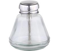 GARVALON Distributeur Flacon Pompe Verre Épais avec Noyau Métallique Récipient Portable Léger pour Démaquillant et Liquides Facile à Nettoyer pour Maison et Boutique