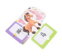 GARVALON Éducatives Bilingues Chinois et Anglais 30 Pièces Cartes d'apprentissage Préscolaire Pinyin Motifs Animaux pour Garçon et Filles Maternelle Interaction Parent-Garçon et Filles