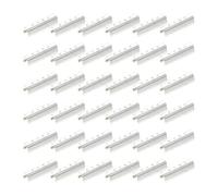 GARVALON Embouts de Lacets Métalliques 150 Pcs, Diamètre 4 MM X 20 MM, Accessoires de Réparation Résistants et Solide, Finition Métal Anti-Rouille, Idéals pour Chaussures, Vêtements et