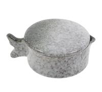 GARVALON Encrier Multifonction en Céramique Couvercle Plateau à Dessin Chinois Compact Bassin à Encre de Calligraphie Professionnelle pour Bureau et Salle D’Étude Pierre Imitation