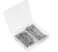 GARVALON Épingles de Blocage en Acier Inoxydable T 150 Pcs pour Perruques et Tricot, Couleurs Métal, Faciles à Manipuler, pour Couture et Loisirs Créatifs, Usage Professionnel