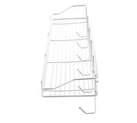 GARVALON Étagère Murale à Ventouse Acier Inoxydable pour Cuisine et Salle de Bain Support sans Perçage Panier de Rangement Robuste pour Éponges Savon et Serviettes