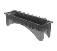 GARVALON Étui pour clipper Porte-sabot de tondeuse Porte-garde rectangulaire en plastique noir pour peignes et hair clippers combs, rangement de coiffure pour salon et usage domestique
