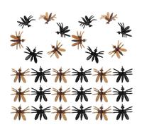 GARVALON Figurines de Moustiques Réalistes en Plastique, Lot de 200 Pièces, Jouets d'Insectes Amusants pour Garçon et Filles, Accessoires de Farces et Attrapes, pour S'Amuser en Soirée et
