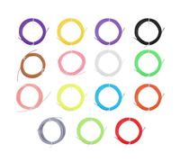 GARVALON Filament Pcl 175 MM pour Stylo 3D 15 Couleurs Aléatoires Recharges Respectueuses de l'Environnement et Non Toxiques Compatible Imprimante 3D pour Dessin et Création Garçon et