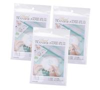 GARVALON Film Soluble pour Broderie Transparent Papier Transfert Portable et Membrane Hydrosoluble pour Couture DIY Réparation Vêtements et Motifs Brodés Compatible avec Cercles à Broder