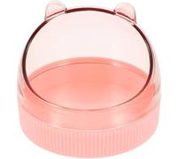 GARVALON Gamelle pour Hamster et Lapin Bol d'eau Compact en Acrylique Transparent Taille Petite pour Nourrir Petits Animaux Usage Domestique Animaux de Compagnie